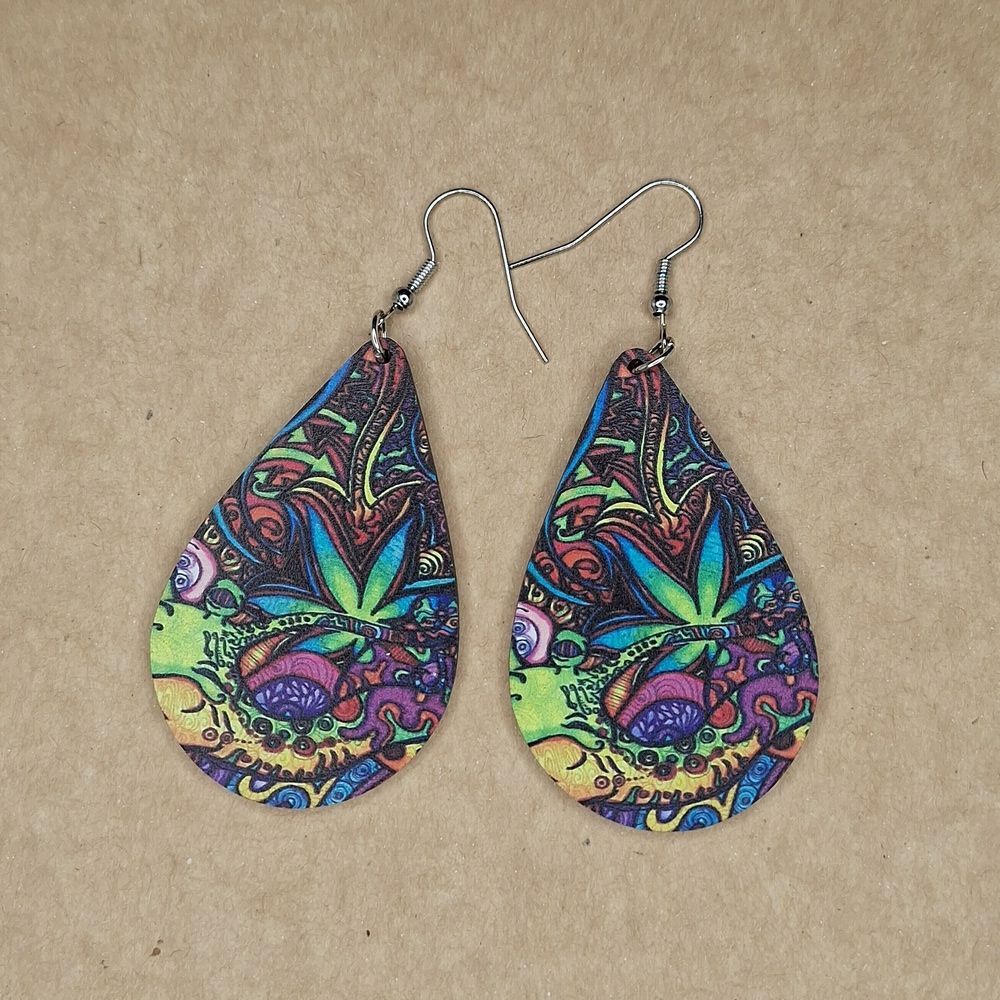 Colorful Teardrop Earrings